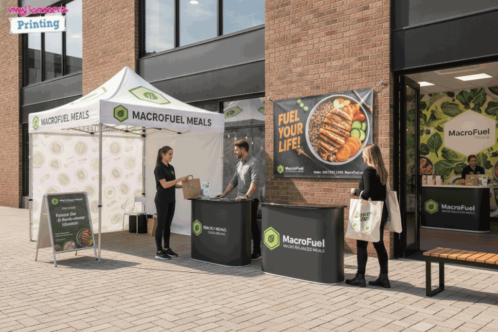 Meal Prep Business Outdoor Banner Stands