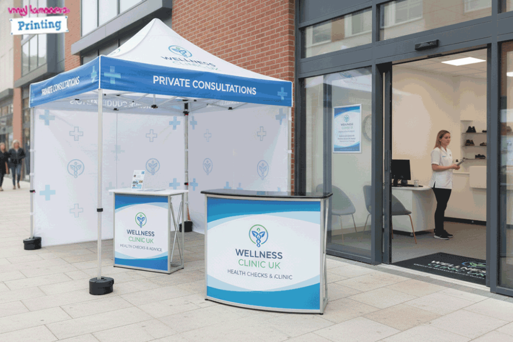Medical Clinic Outdoor Banner Stands