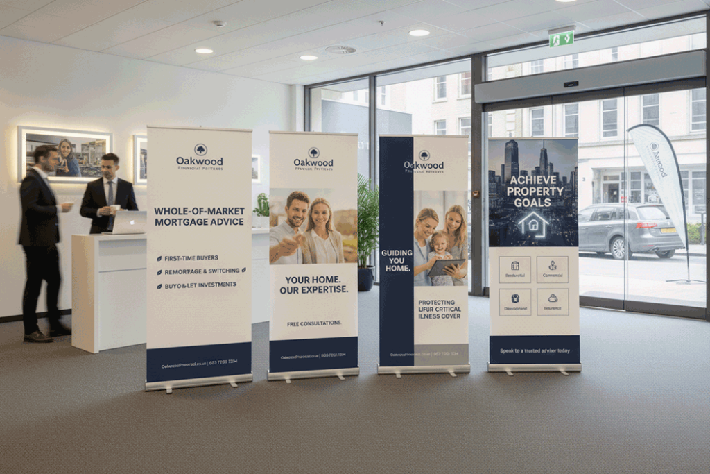 Mortgage Broker Banner Stands