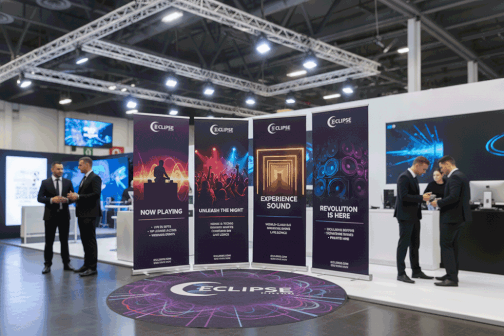 Nightclub Indoor Banner Stands