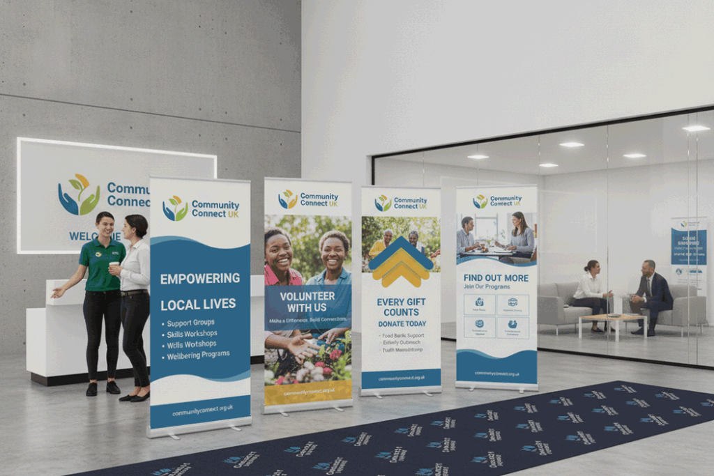Non-Profit Indoor Banner Stands