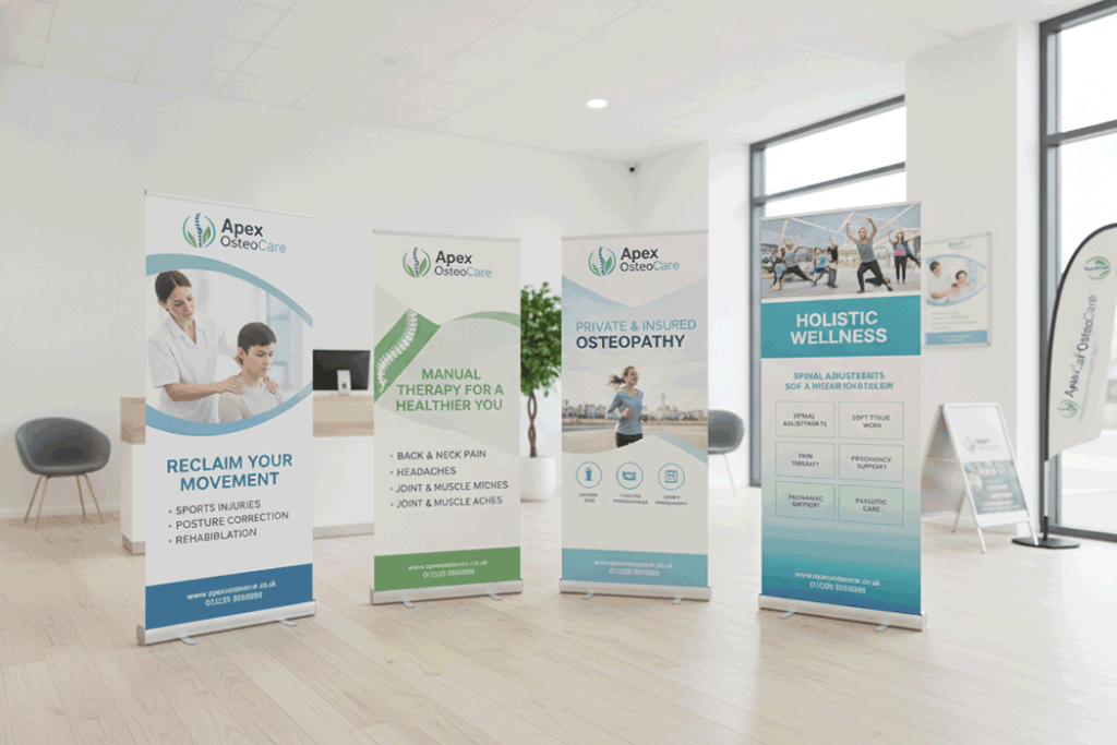 Osteopath Indoor Banner Stands