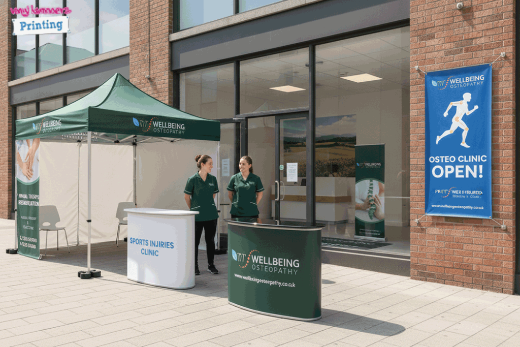 Osteopath Outdoor Banner Stands