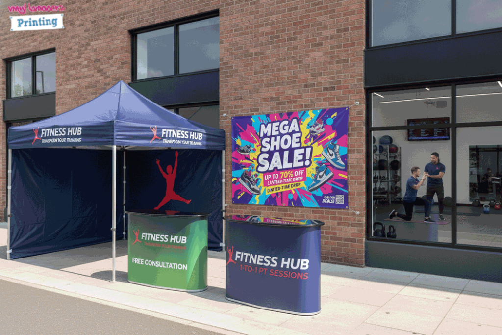 Personal Trainer Outdoor Banner Stands