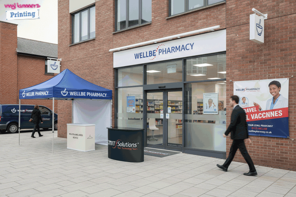 Pharmacy Outdoor Banner Stands