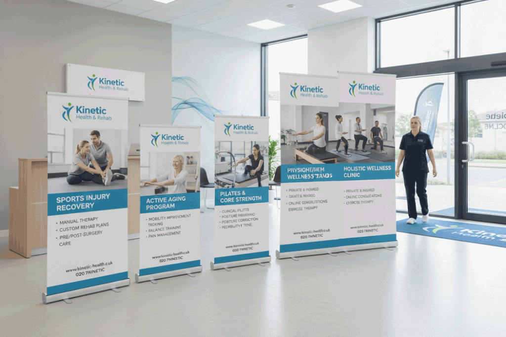 Physiotherapy Indoor Banner Stands