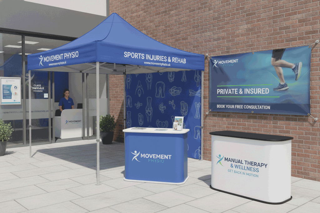 Physiotherapy Outdoor Banner Stands