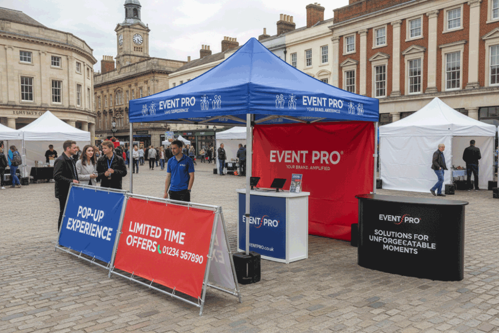 Pop-Up Event Outdoor Banner Stands