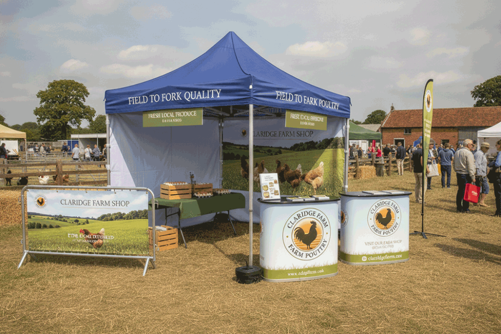 Poultry Farm Outdoor Banner Stands