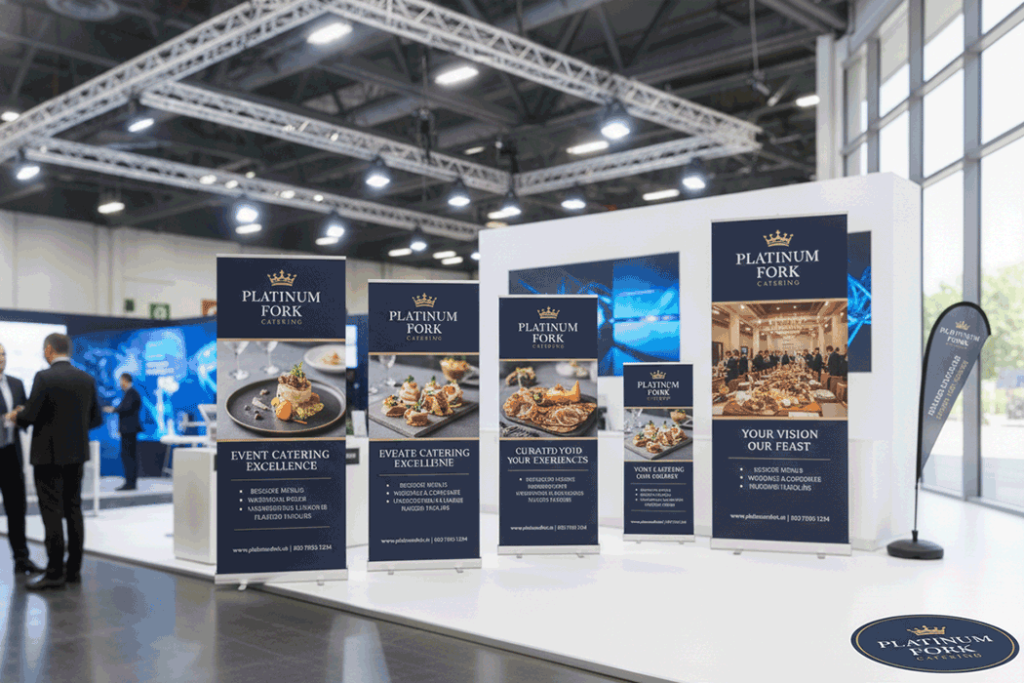 Private Catering Indoor Banner Stands