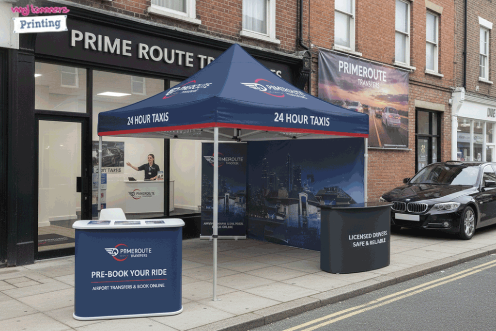 Private Hire Outdoor Banner Stands