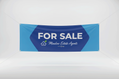 Estate Agent Fabric Banner Printing
