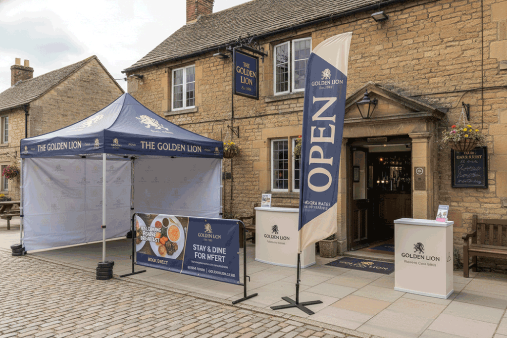 Pub Accommodation Outdoor Banner Stands