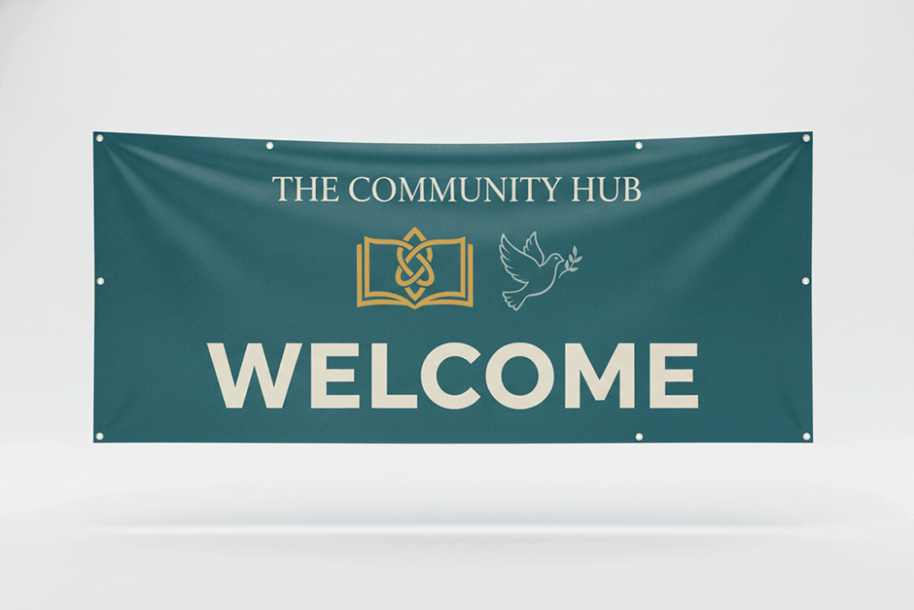Buddhist Centre Fabric Banner Printing