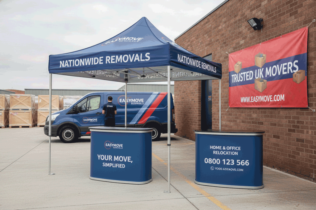 Removals Company Outdoor Banner Stands