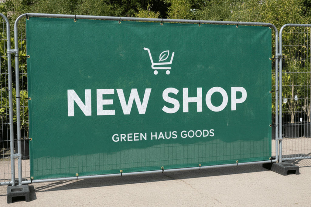Pharmacy Mesh Banner Printing