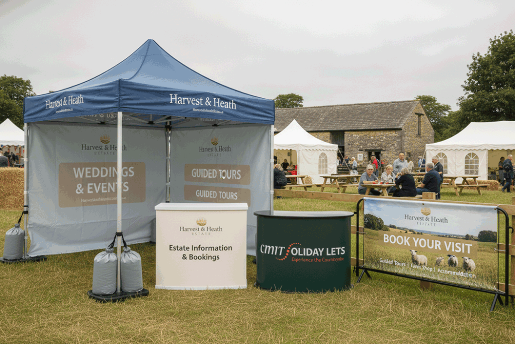 Rural Estate Outdoor Banner Stands