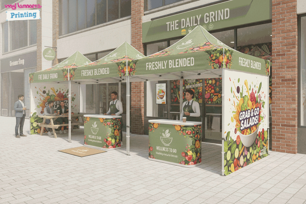 Salad Bar Outdoor Banner Stands
