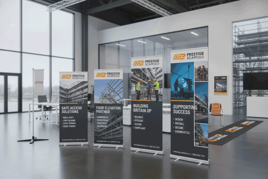 Scaffolding Company Indoor Banner Stands