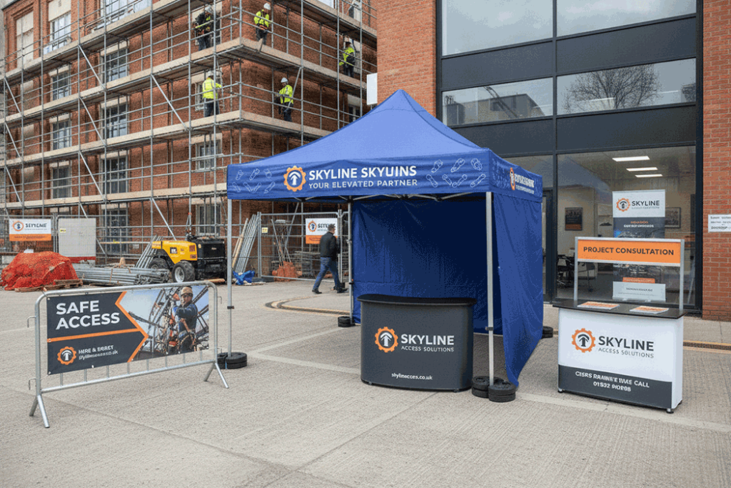 Scaffolding Company Outdoor Banner Stands