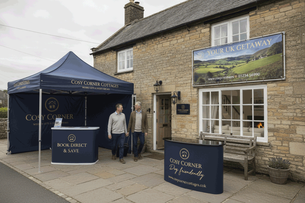 Self-Catering Accommodation Outdoor Banner Stands