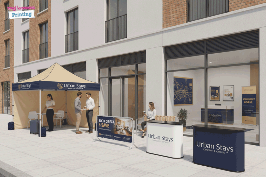 Serviced Apartment Outdoor Banner Stands