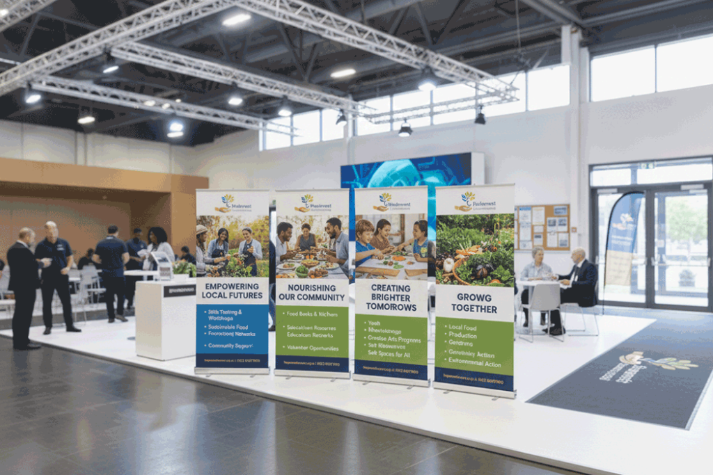 Social Enterprise Indoor Banner Stands