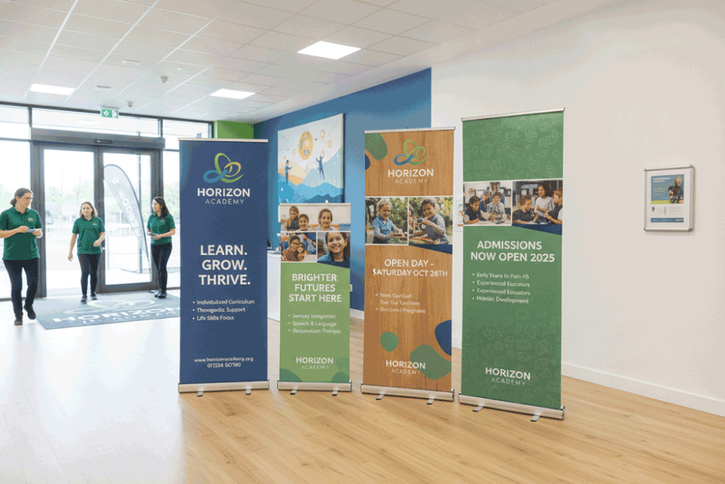 Special School Indoor Banner Stands