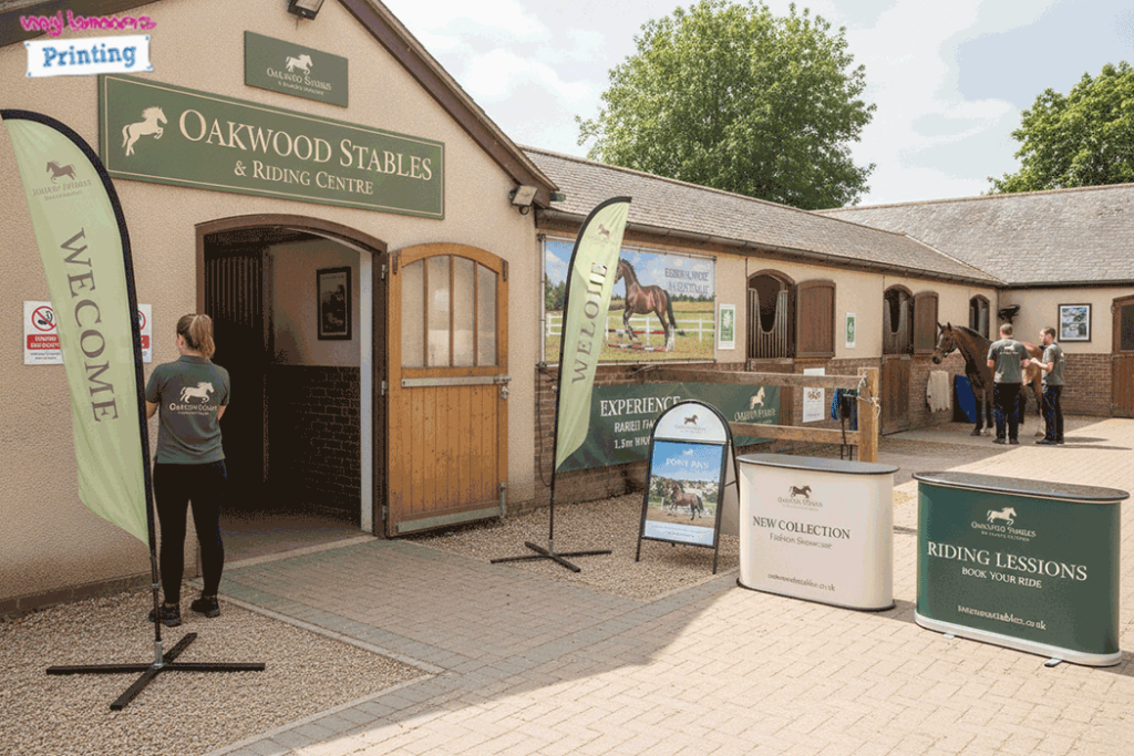 Stable Outdoor Banner Stands