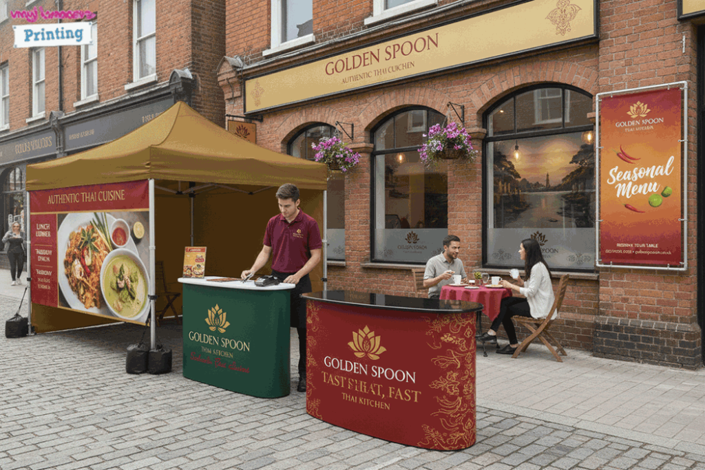 Thai Restaurant Outdoor Banner Stands