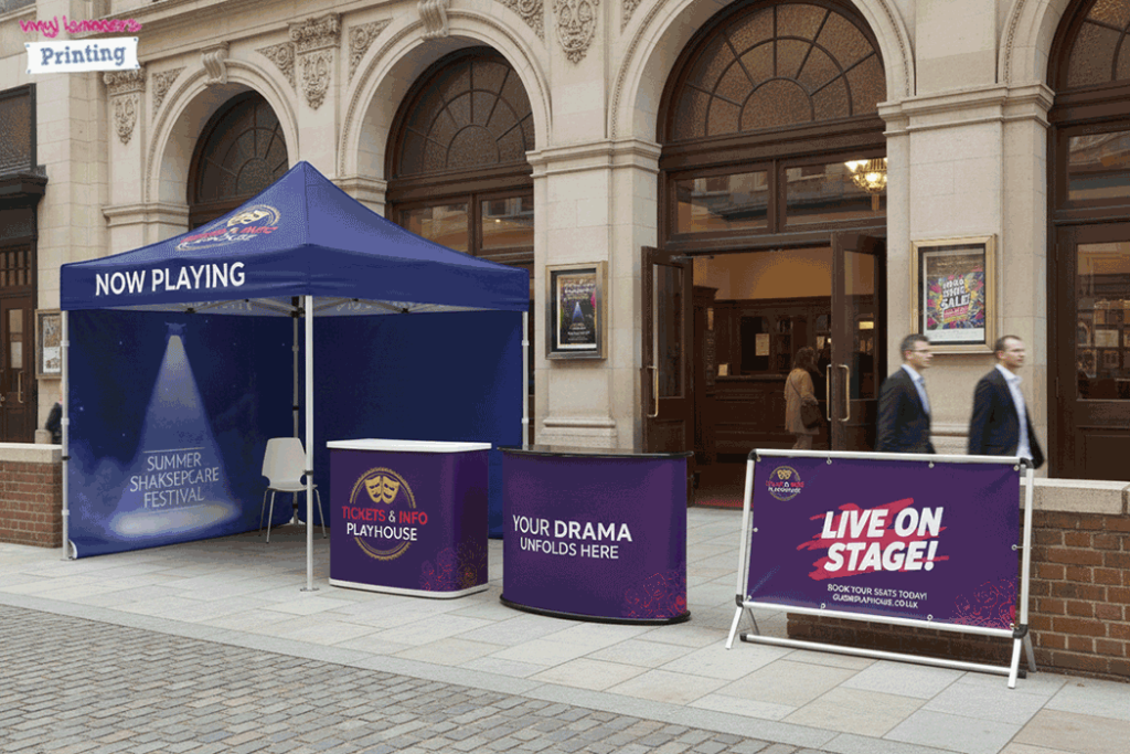 Theatre Outdoor Banner Stands