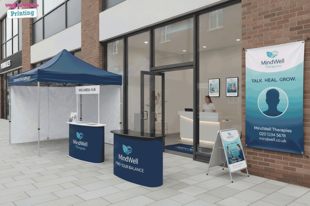 Therapy Clinic Outdoor Banner Stands