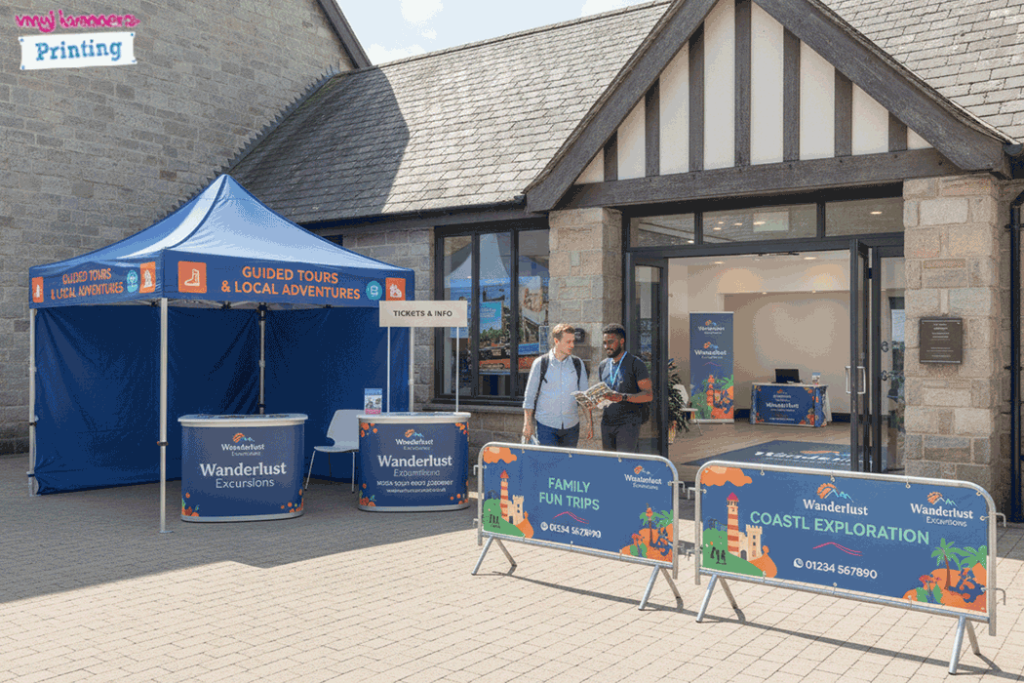 Tourism Event Outdoor Banner Stands