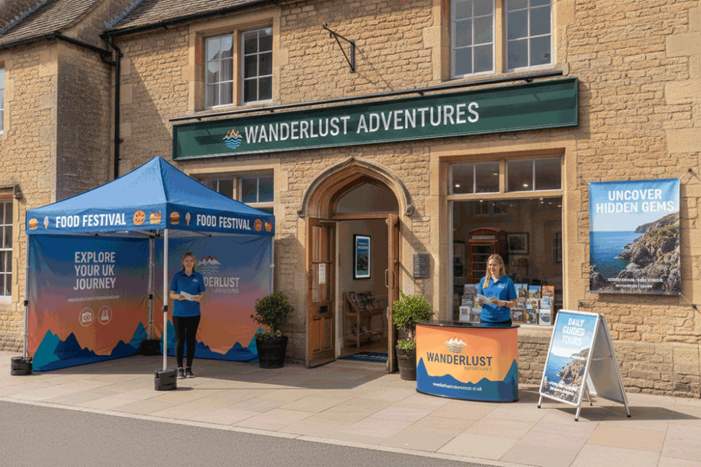 Tourist Information Centre Outdoor Banner Stands