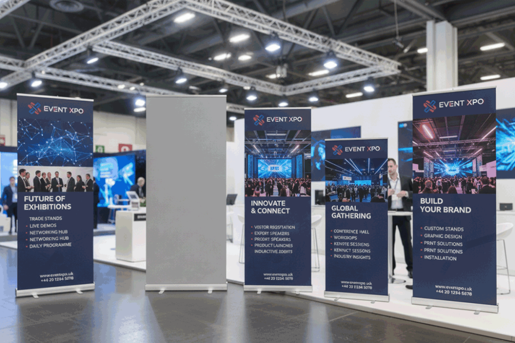 Trade Show Indoor Banner Stands
