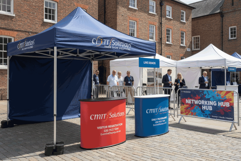 Trade Show Outdoor Banner Stands