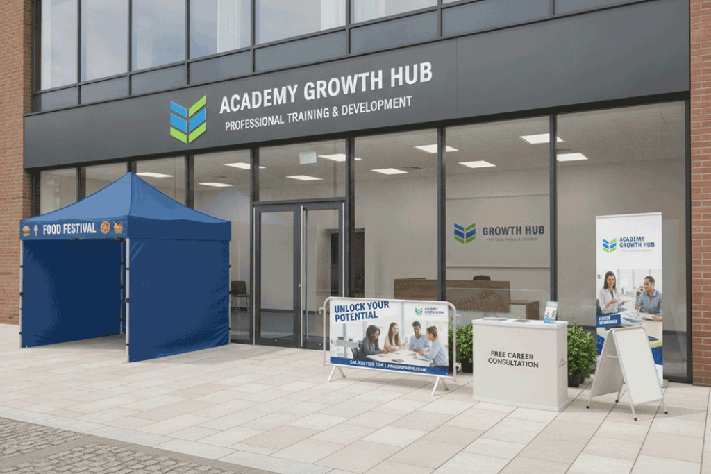 Training Provider Outdoor Banner Stands
