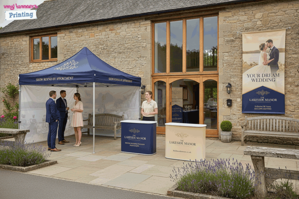 Wedding Venue Outdoor Banner Stands
