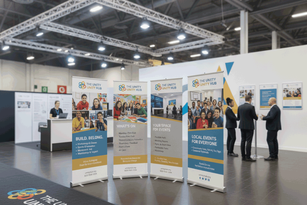 Youth Club Indoor Banner Stands