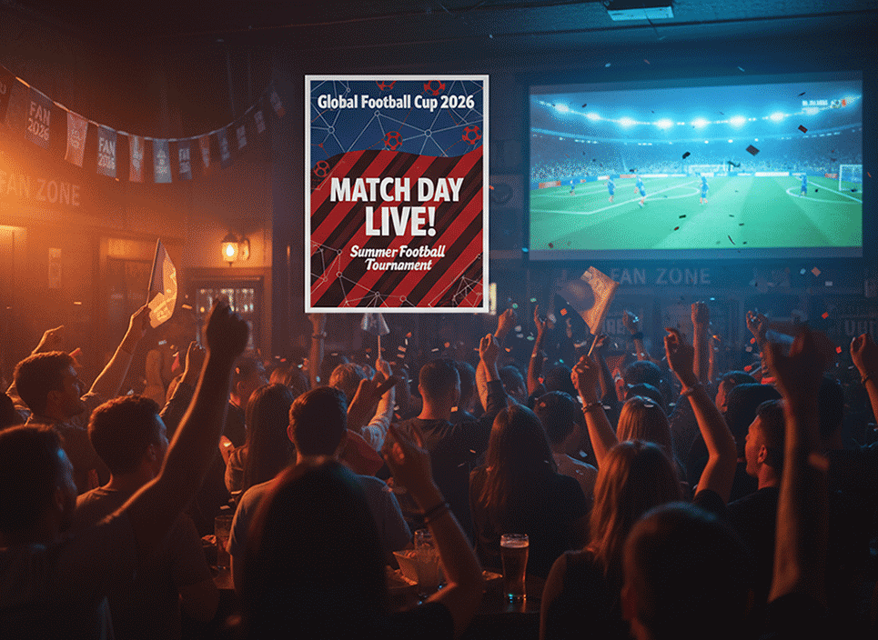World Cup Match Poster Printing for Venues