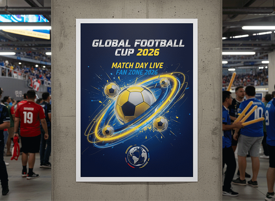 World Cup Match Poster Printing for Venues