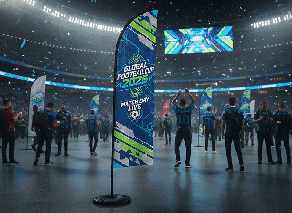 World Cup Promotional Shop Flags