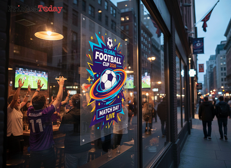 World Cup Shop Clear Window Decals