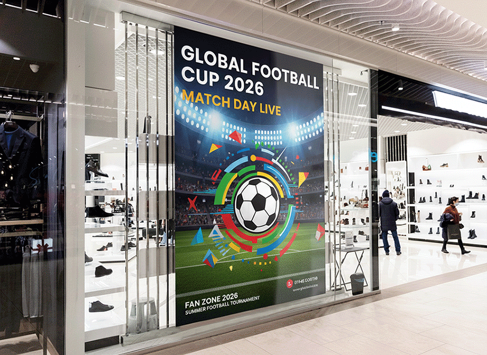 World Cup Shop Window Graphics