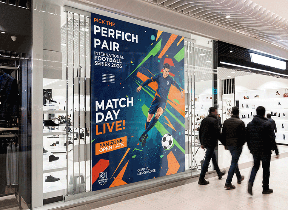 World Cup Shop Window Graphics