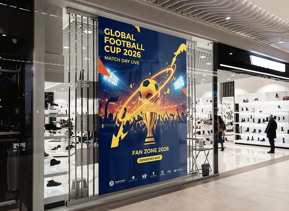 World Cup Shop Window Graphics