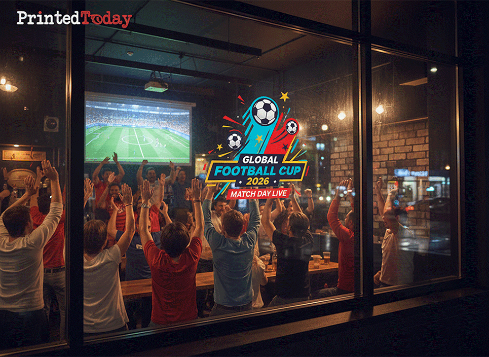 World Cup Supporter Clear Window Decals