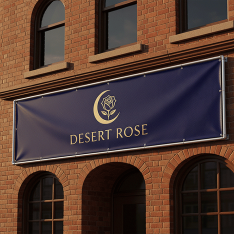 Arabian Restaurant Mesh Banners
