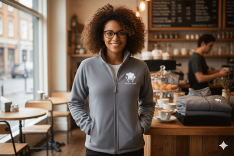 Bistro Personalized Fleece Jackets