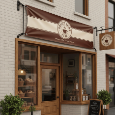 Cafe Banner Printing